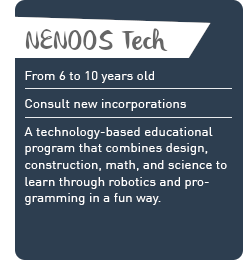 Programa Nenoos Tech, programa educativo de base tecnológica
