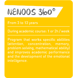 Programa Nenoos 360, orientado al trabajo de capacidades específicas y desarrollo personal